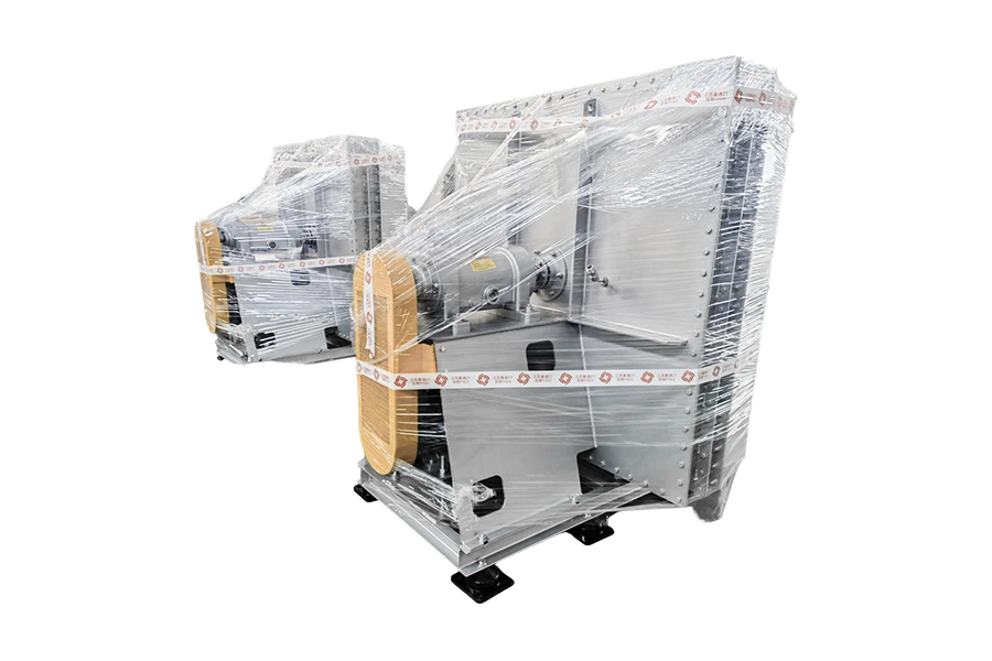 อุตสาหกรรมปกป้องสิ่งแวดล้อม - ระบบบำบัดกากเสียจากเตาเผาแบบหมุนที่เป็นของแข็งและของเหลว พัดลมแก๊สไพโรไลซิส