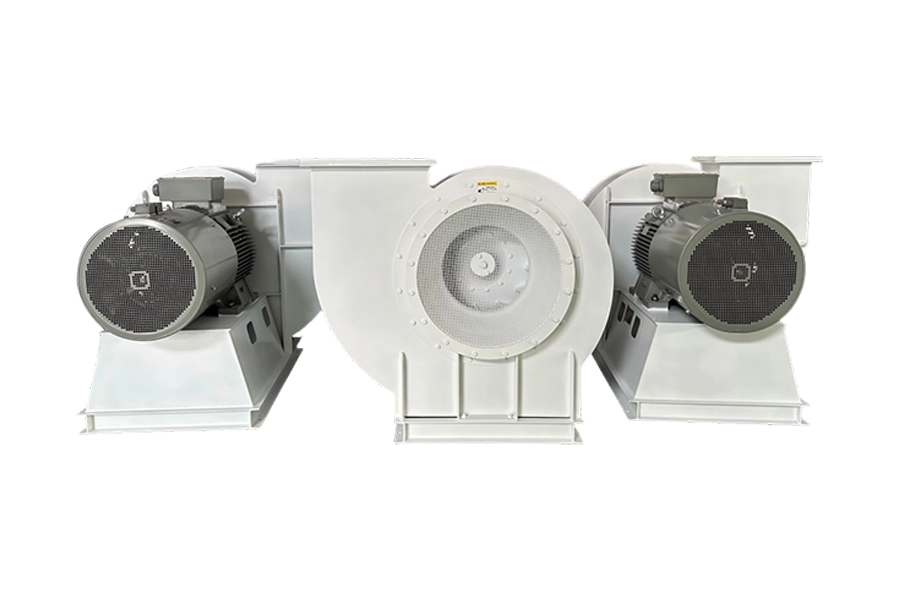 อุตสาหกรรมปกป้องสิ่งแวดล้อม - ระบบบำบัดกากเสียจากเตาเผาแบบหมุนที่เป็นของแข็งและของเหลว พัดลมหลัก