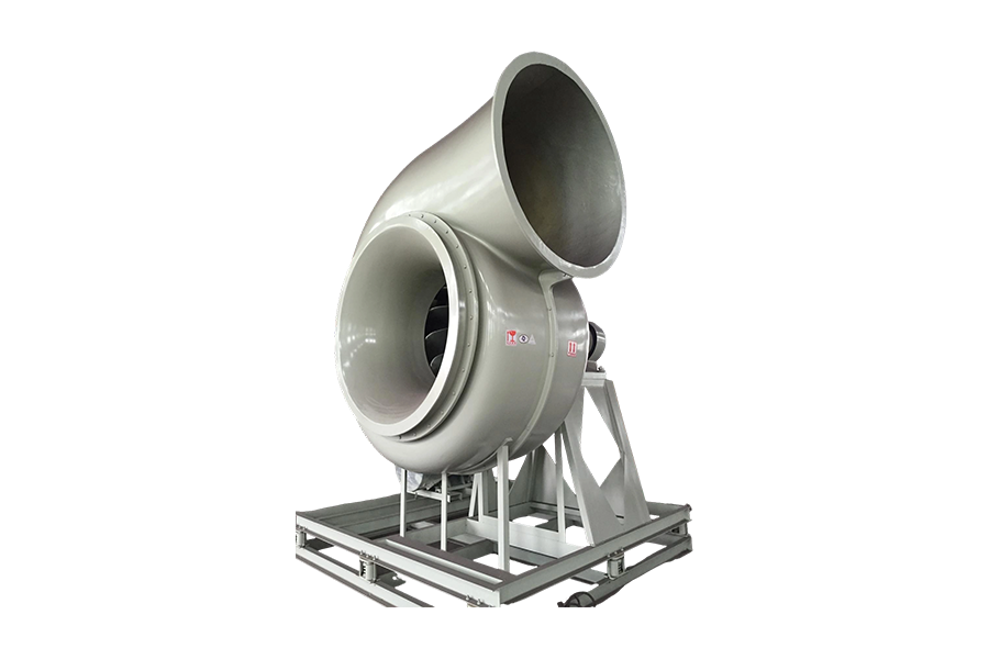 พัดลมแบบแรงเหวี่ยงป้องกันการกัดกร่อน FRP